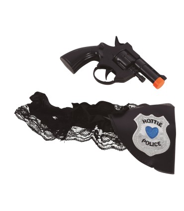 LIGA CON PISTOLA POLICIA